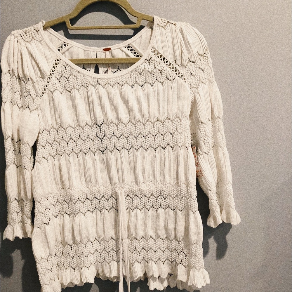 Free People white blouse